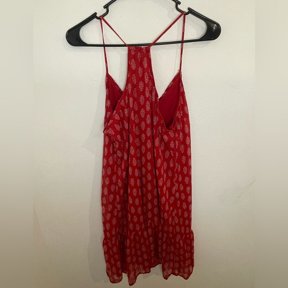 Women’s Red Old Navy Summer Midi Dress Size Medium - Picture 7 of 8